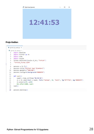 PYTHON GÖRSEL PROGRAMLAMA ile 12 UYGULAMA.pdf