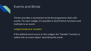 Python GUI | PPT