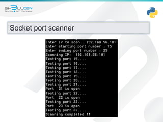 Hacking ético con herramientas Python | PDF