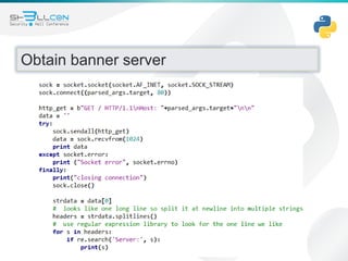 Hacking ético con herramientas Python | PDF