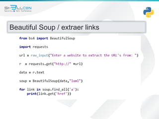 Hacking ético con herramientas Python | PDF