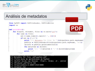 Hacking ético con herramientas Python | PDF
