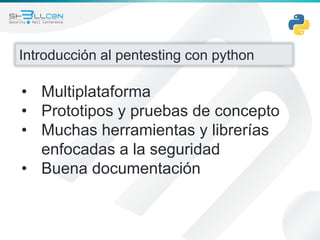 Hacking ético con herramientas Python | PDF