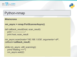 Hacking ético con herramientas Python | PDF