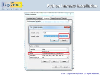 Python harness fundamental | PPT