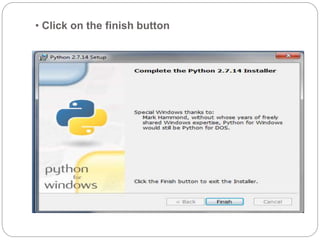 Python Integrated Development Environment | PPT
