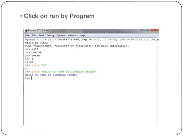 Python Integrated Development Environment