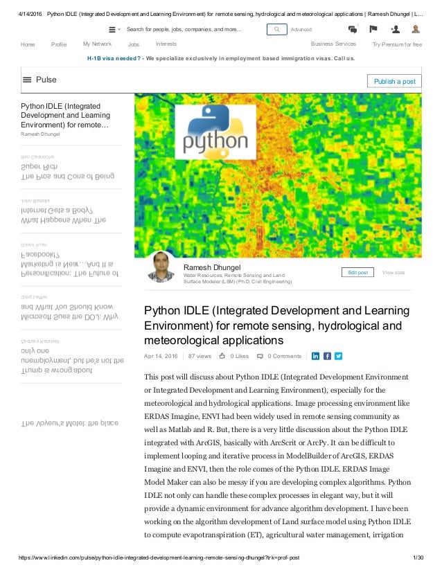 Python Idle Integrated Development And Learning Environment