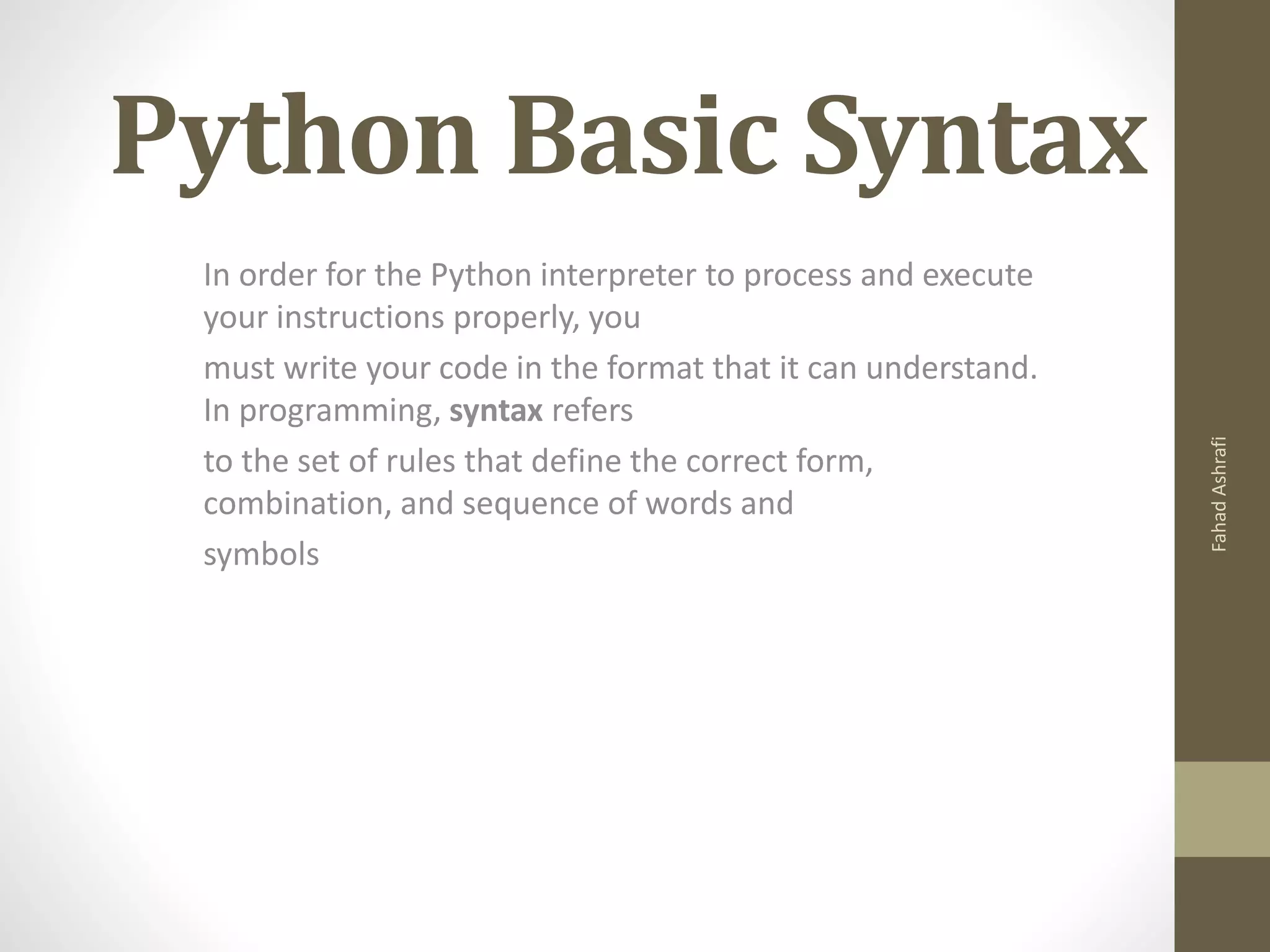 Python idle introduction(3) | PPT