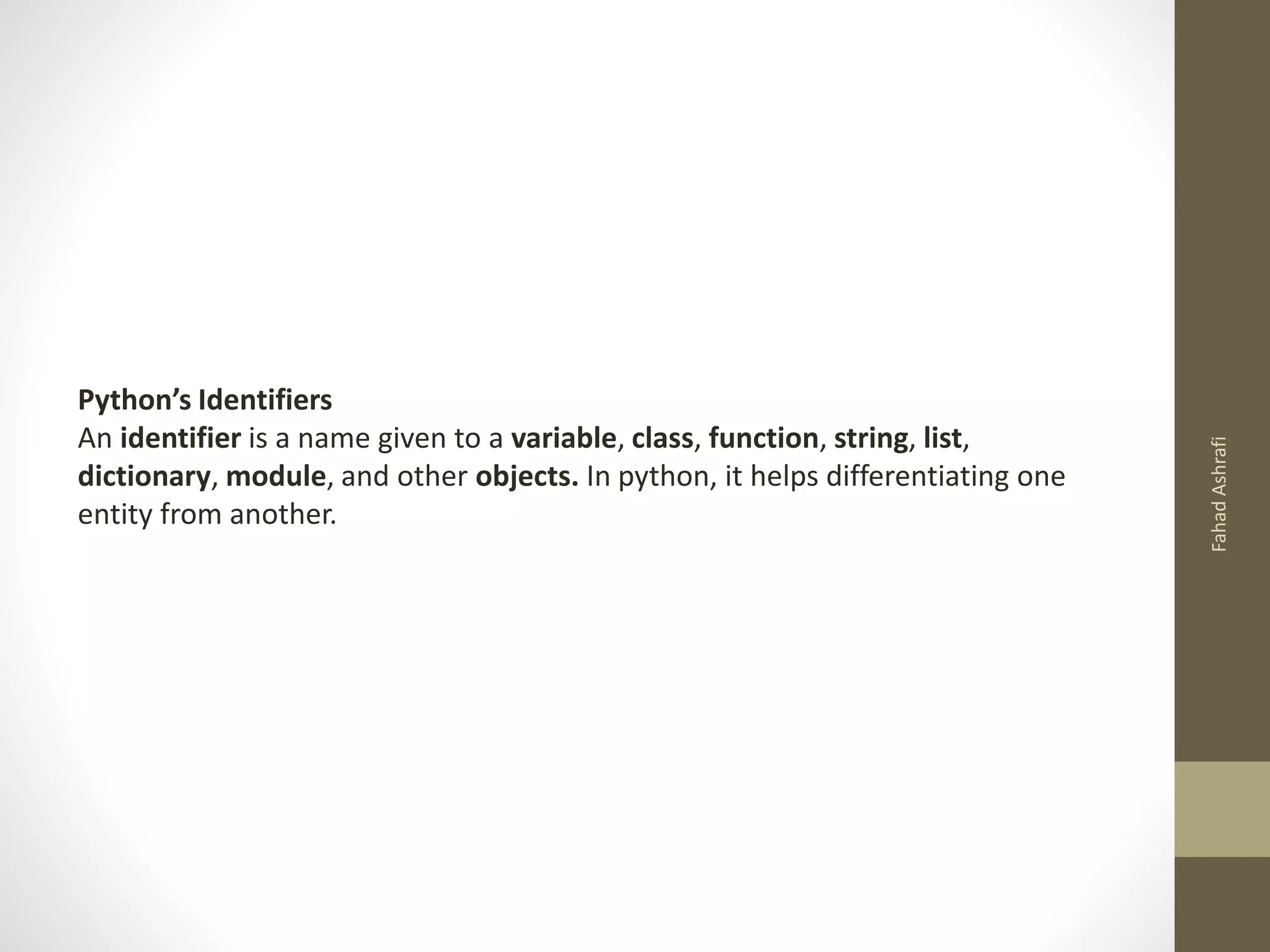 Python idle introduction(3) | PPT