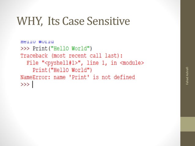 Python idle introduction(3) | PPT