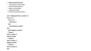 Python If Else Loop Control Flow Statement Ppt Python If Else Loop Control Flow Statement Ppt