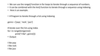 Python if_else_loop_Control_Flow_Statement | PPTX