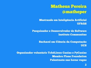 Pythonificando a Universidade 2