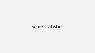 Some statistics
 