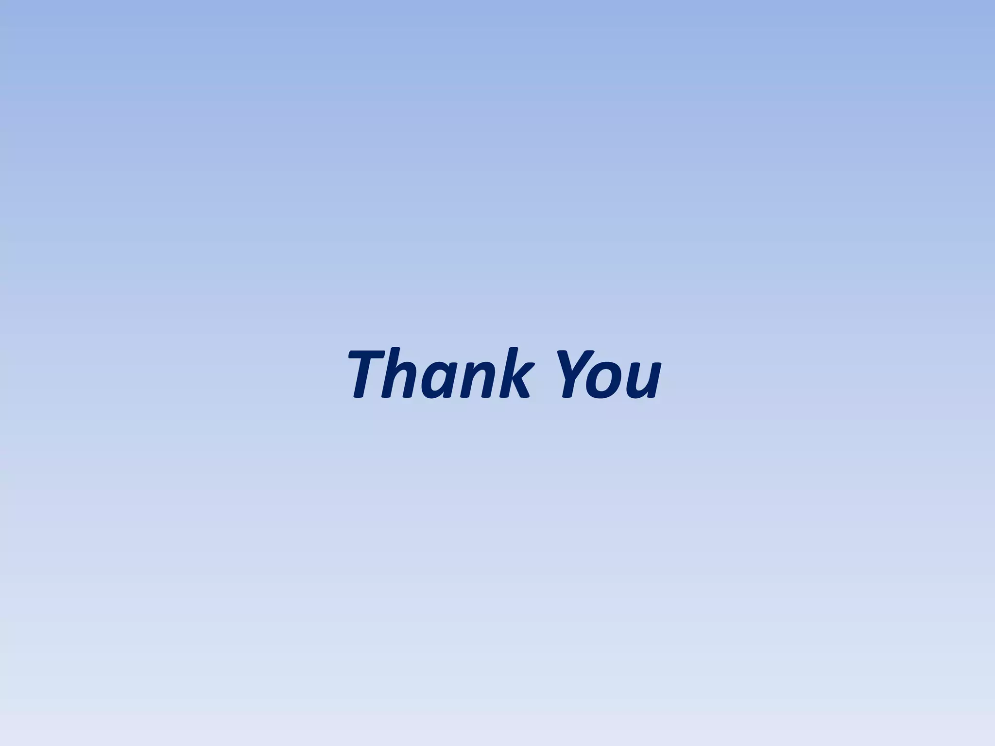 Thank You
 