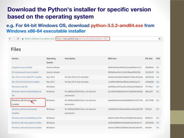 Installing Python on Windows OS | PDF