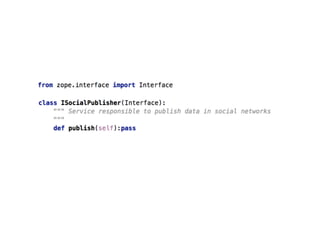 Python interfaces | PPT