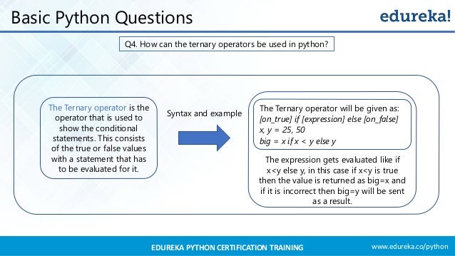 Python Interview Questions And Answers 2019 | Edureka