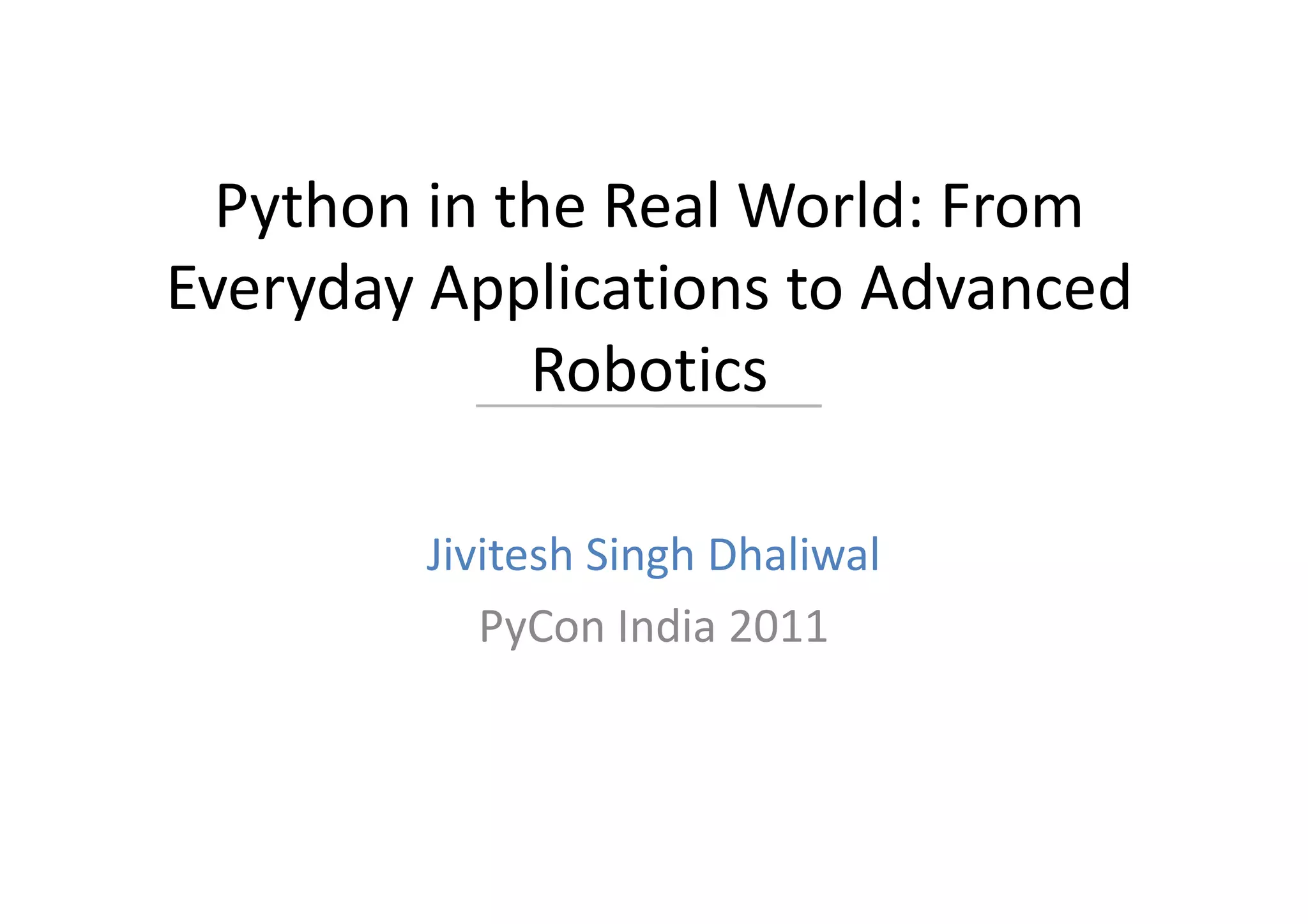 Python in the real world : from everyday applications to advanced ...