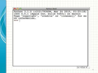 Shellingham Python Python Introduction | PPTX