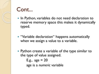 Python-01| Fundamentals | PDF