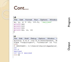 Cont....
ProgramOutput
 