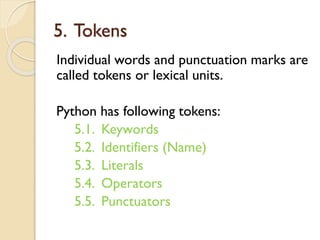 Python-01| Fundamentals | PPT