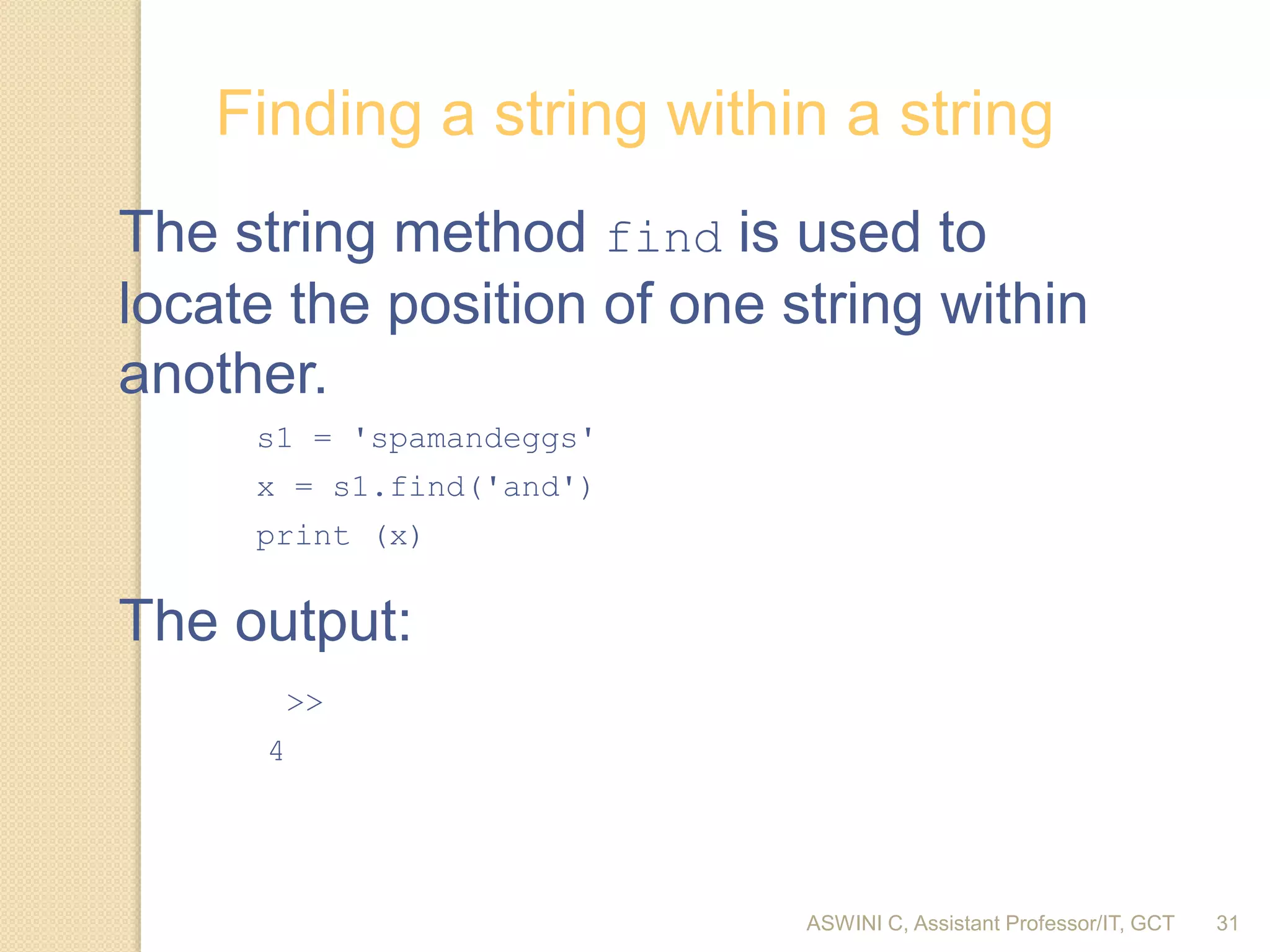 Introduction to Python | PPT