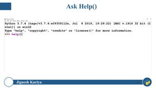 Jignesh Kariya 36
Ask Help()
 