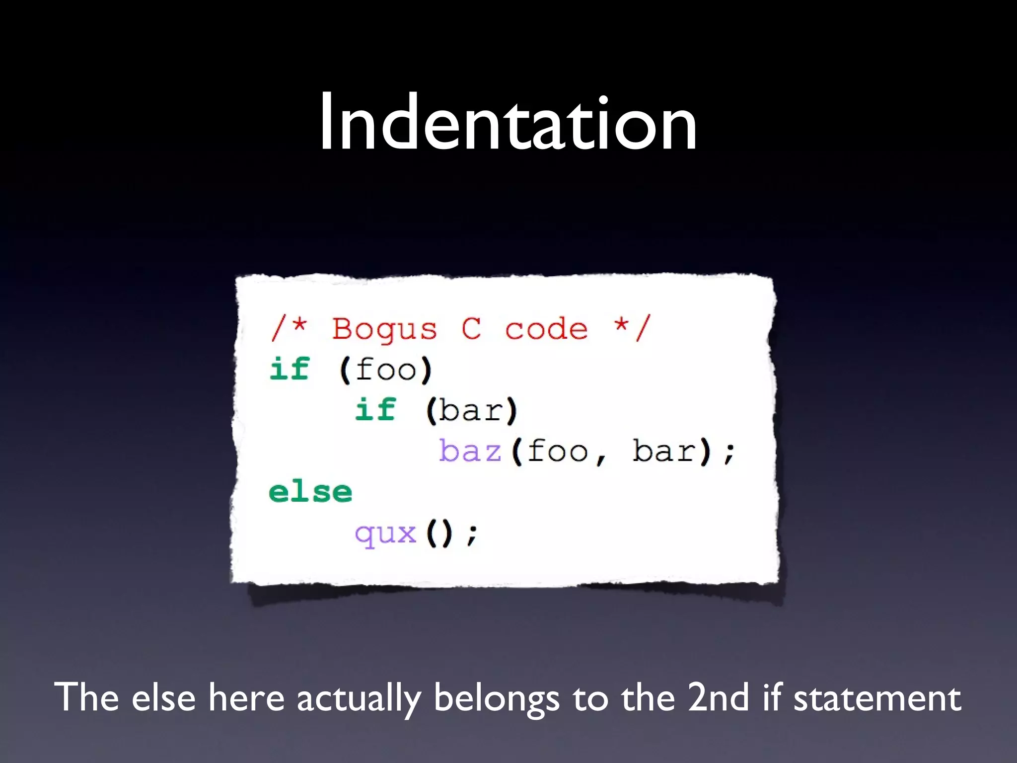 Indentation
The else here actually belongs to the 2nd if statement
 