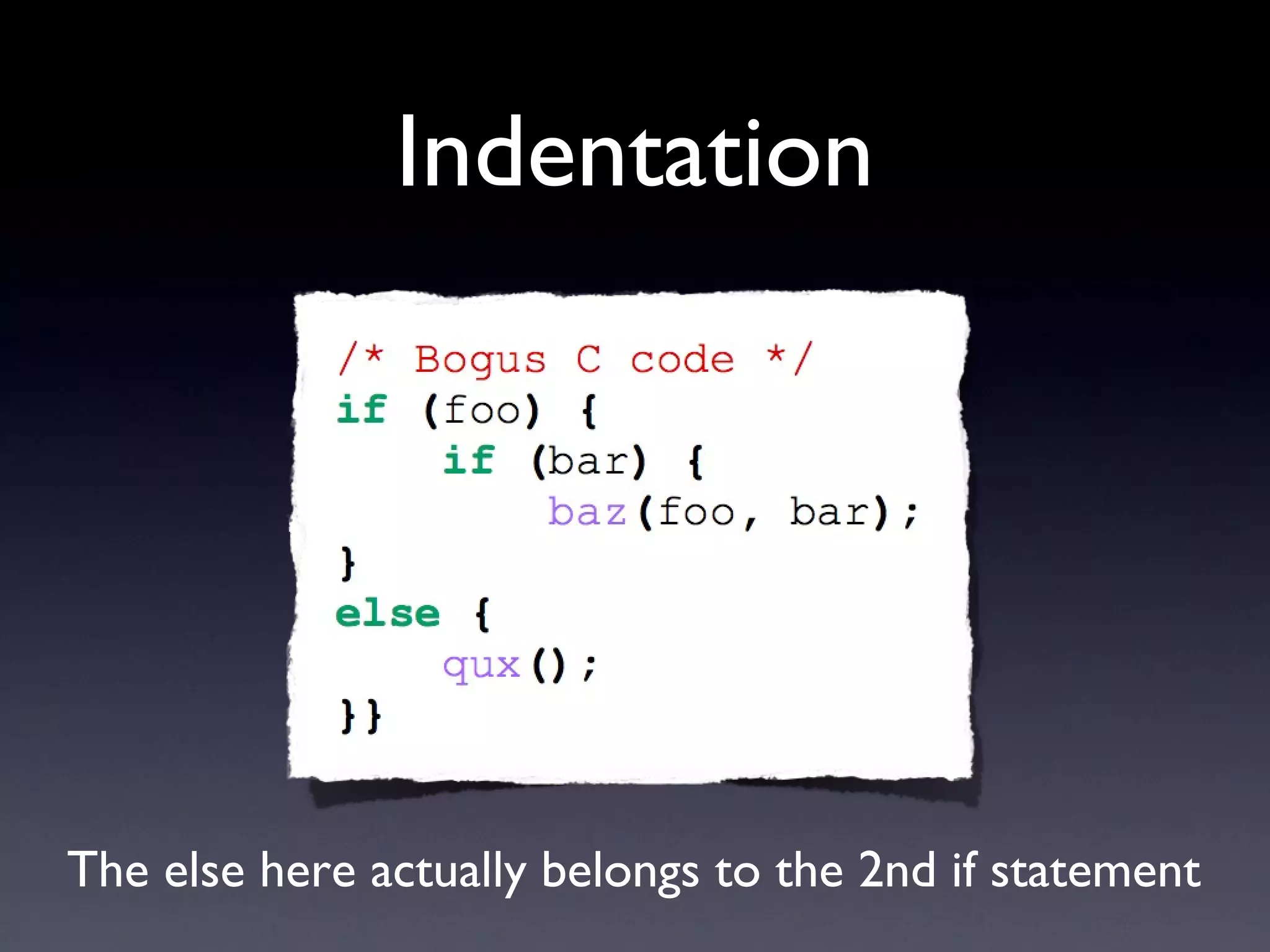 Indentation
The else here actually belongs to the 2nd if statement
 