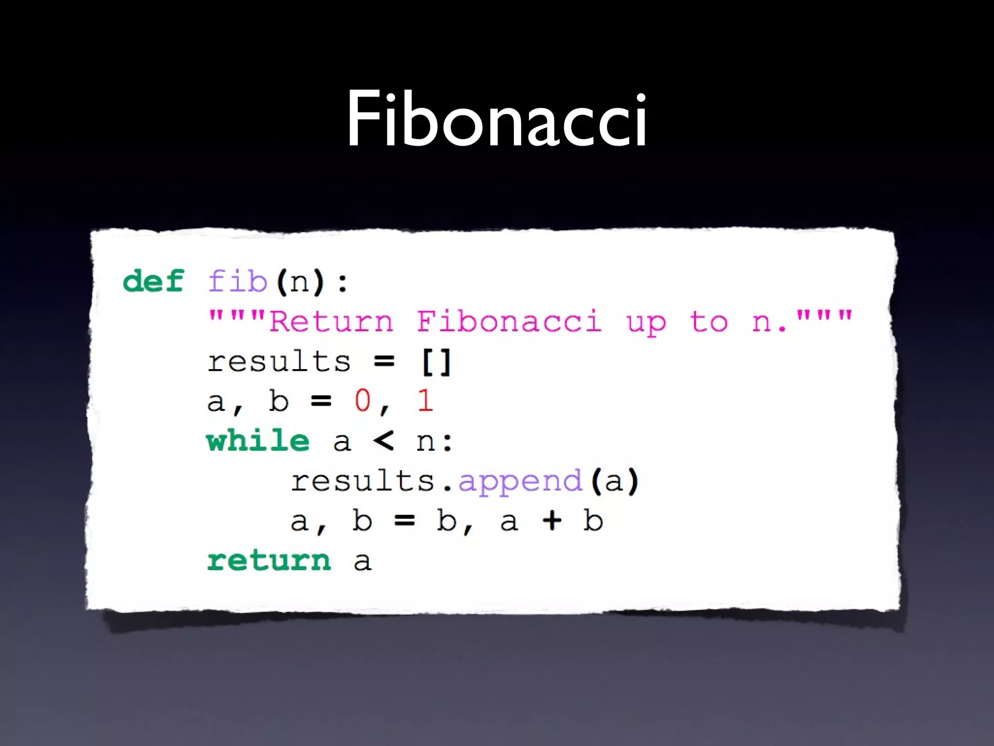 Fibonacci
 