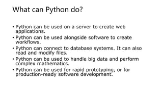 python intro and installation.pptx