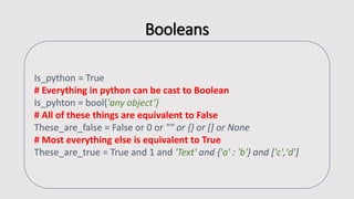 the ultimate boolean in python tutorial (2026) Images... Python introduction 1 | PPT