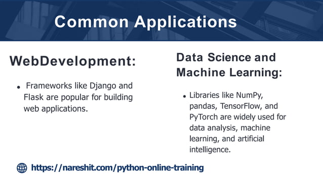 Python Introduction - Naresh i Technologies | PPTX