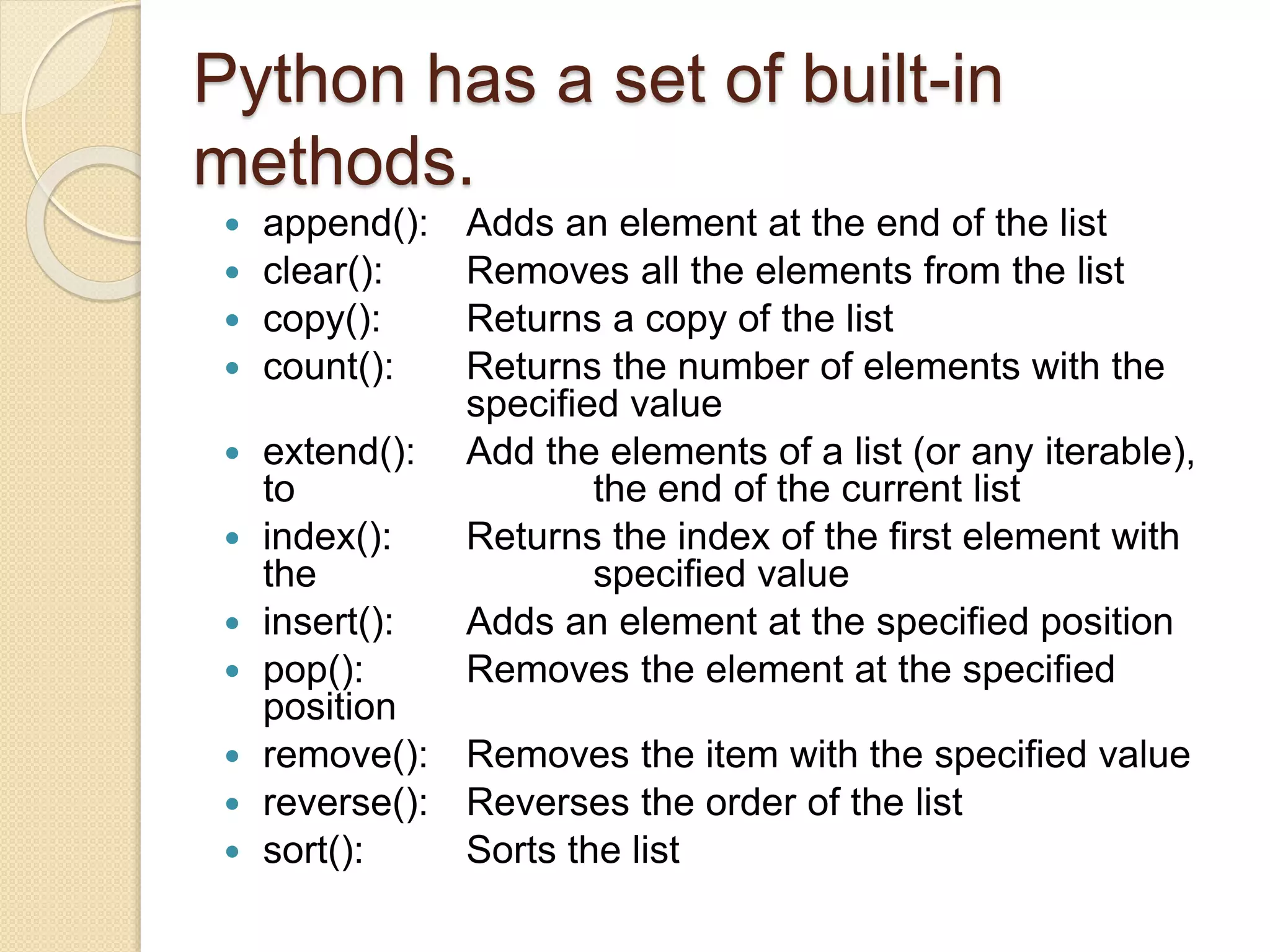 Python introduction towards data science | PPT