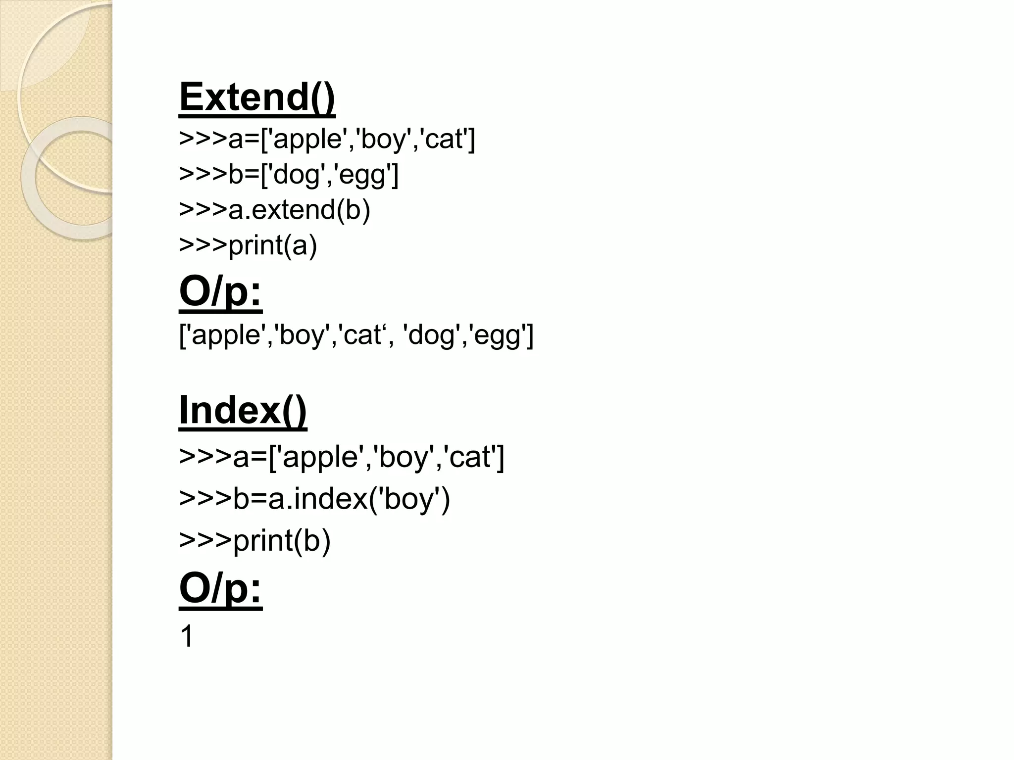 Python introduction towards data science | PPT