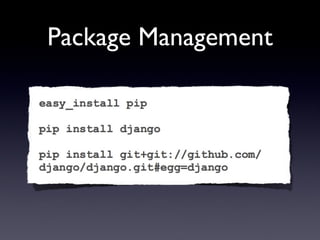 Package Management 