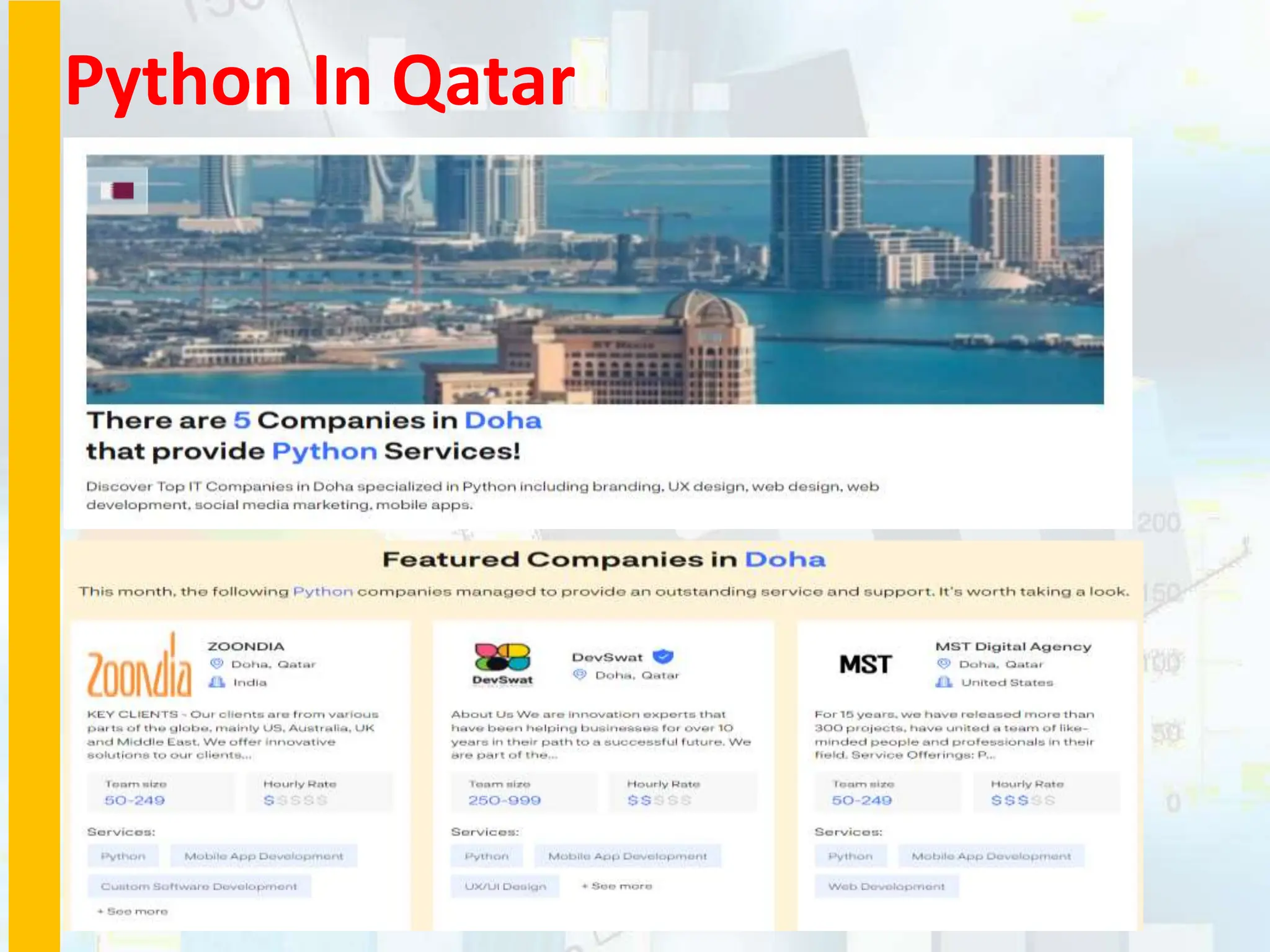 Python In Qatar
 