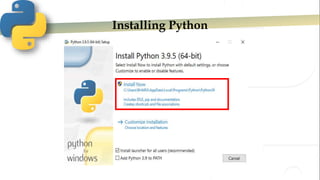 Installing Python
 