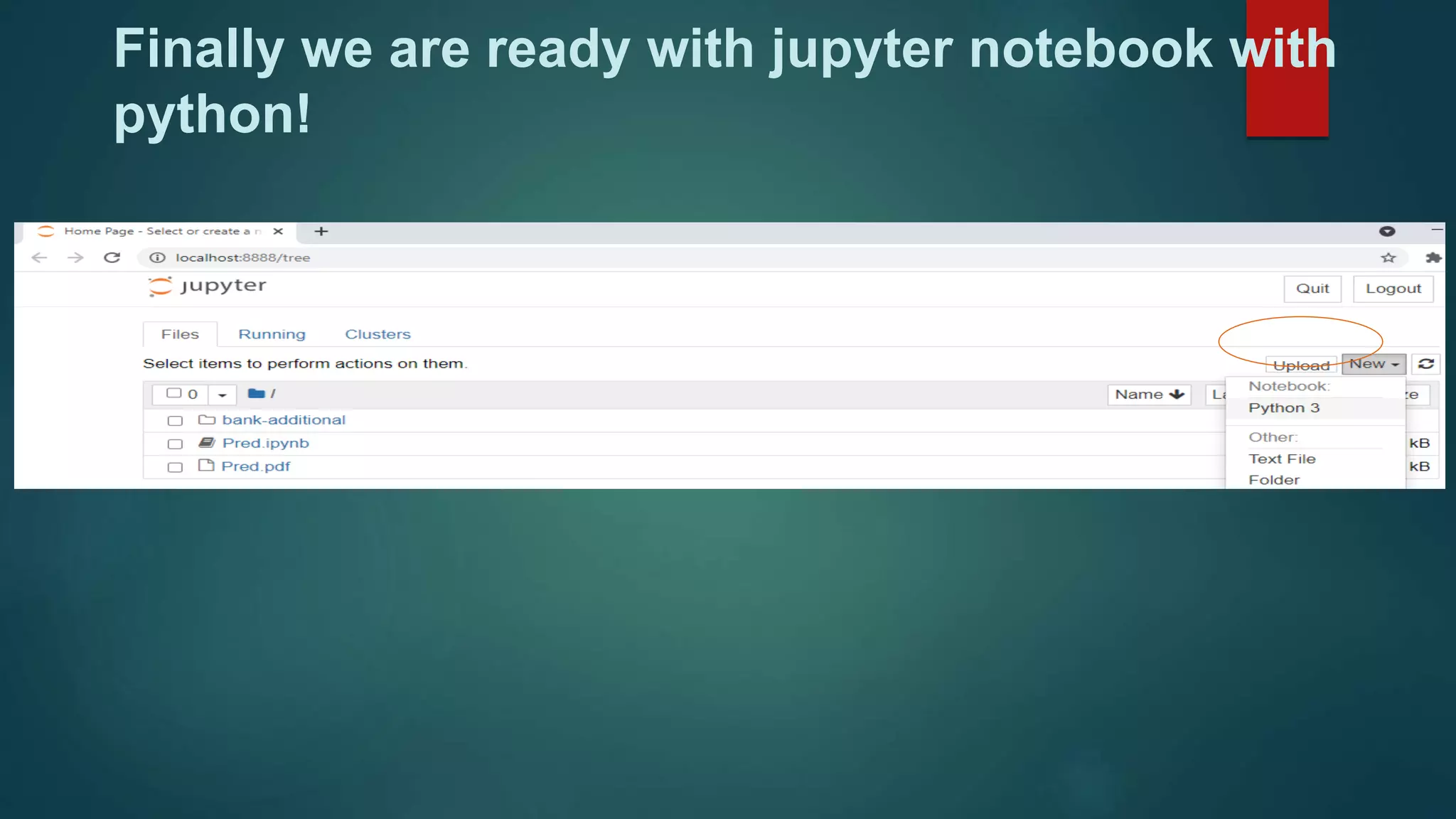 Python & jupyter notebook installation | PPTX