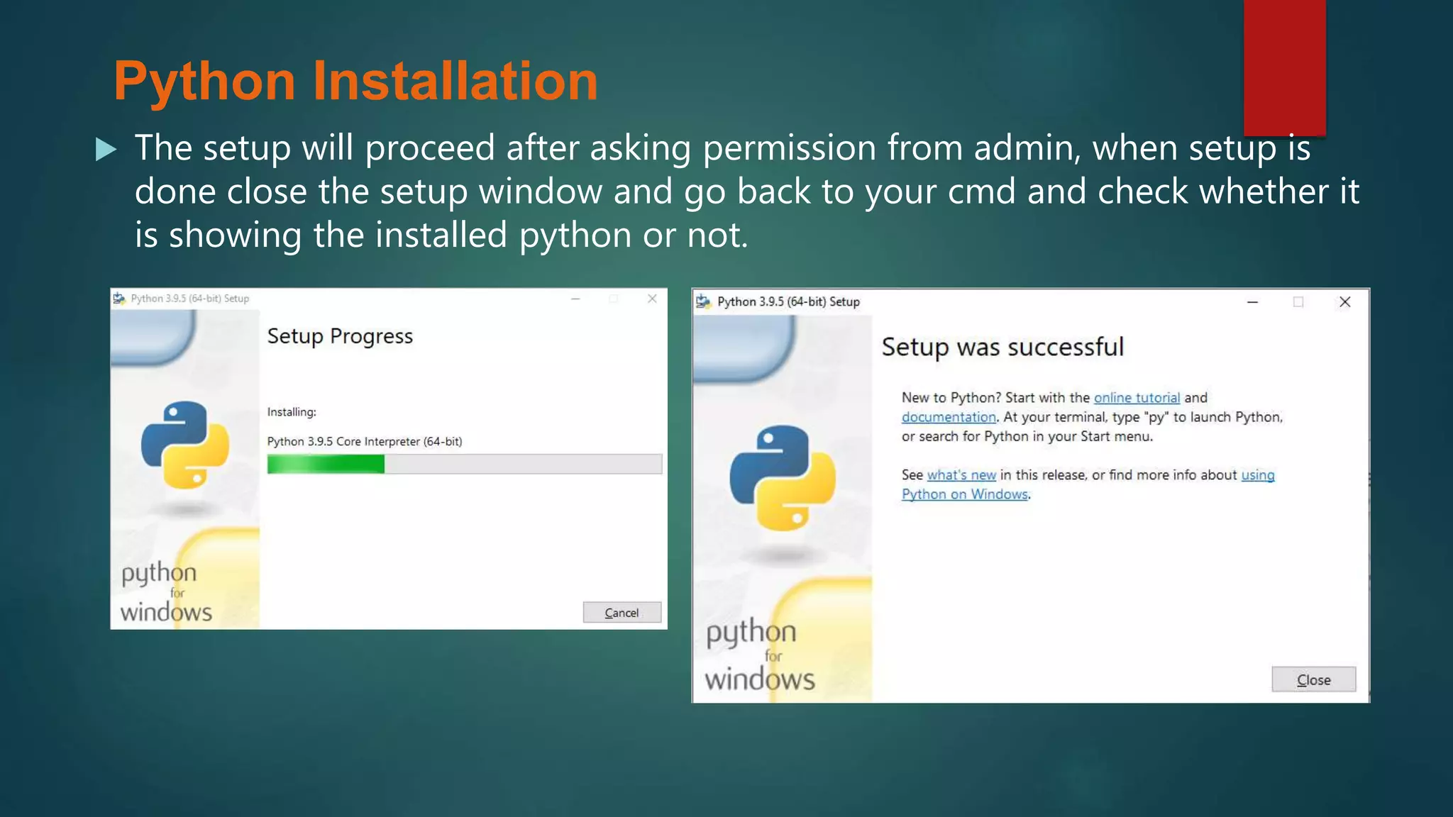 Python & jupyter notebook installation | PPT