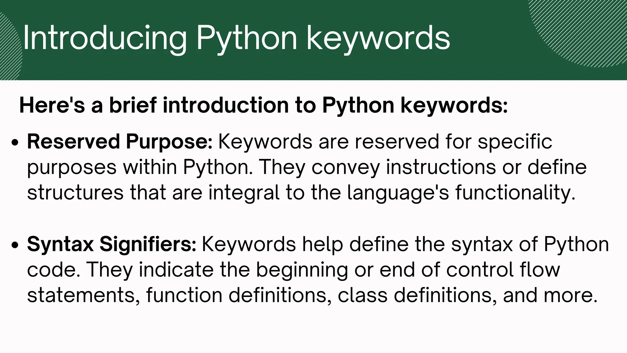 Introducing Python keywords - Naresh IT | PDF | Programming Languages ...