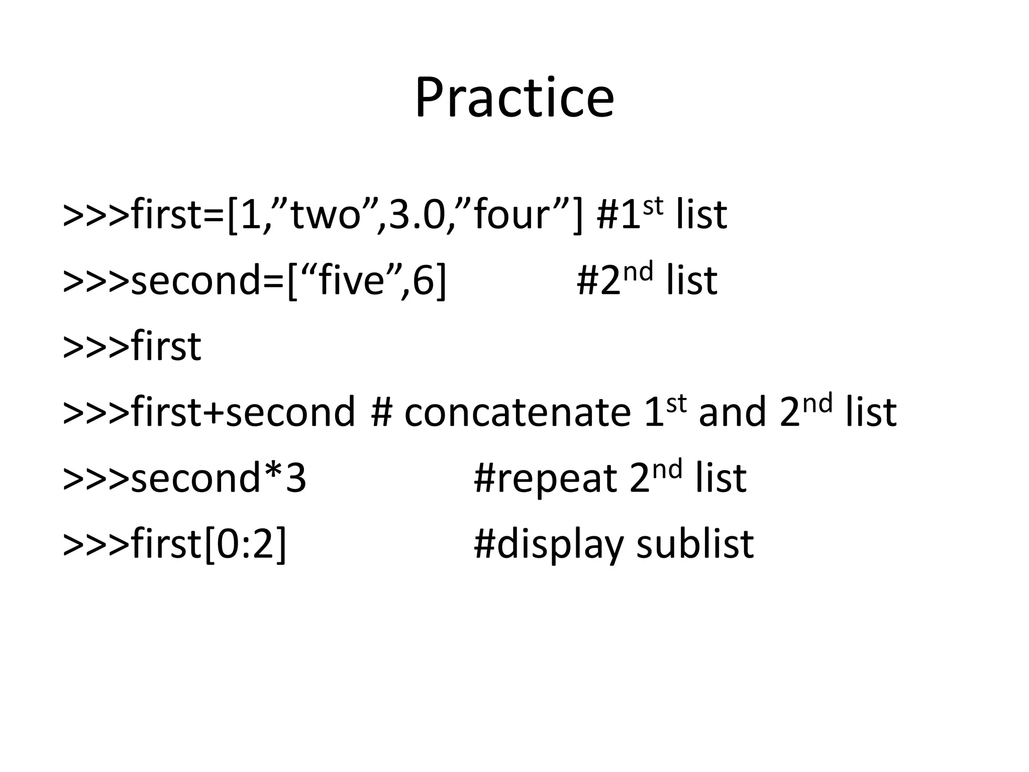 Python lab basics | PPT