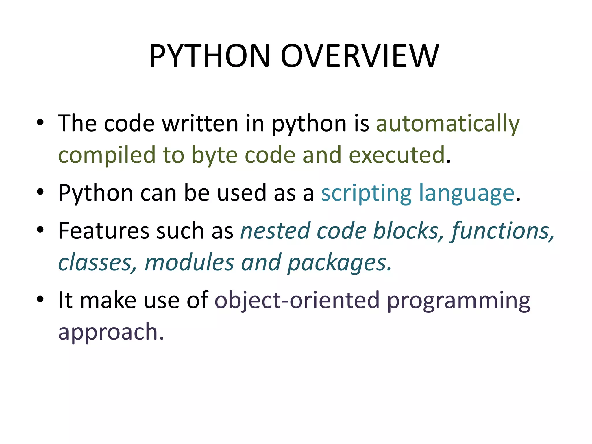 Python lab basics | PPT