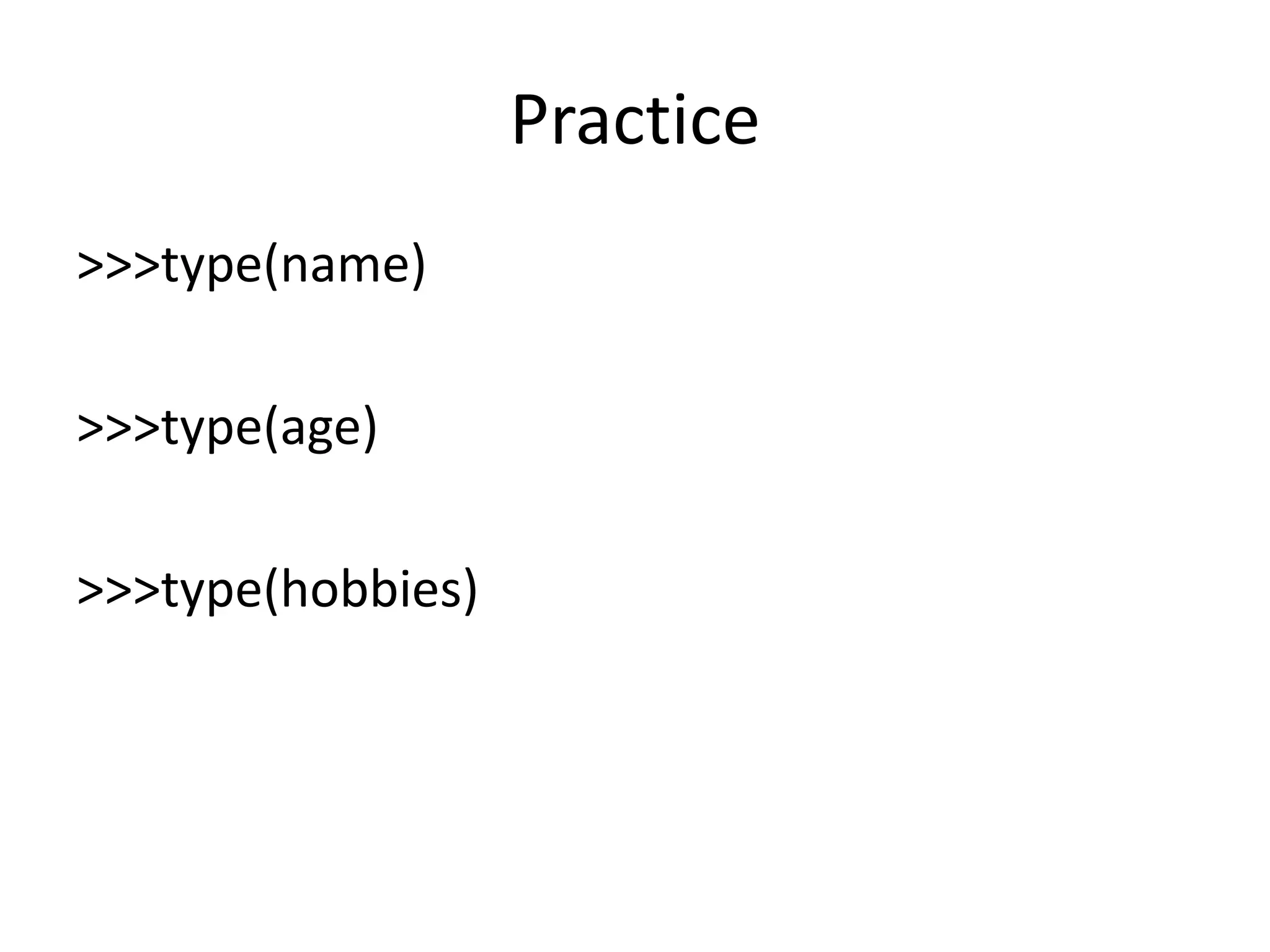 Python lab basics | PPT