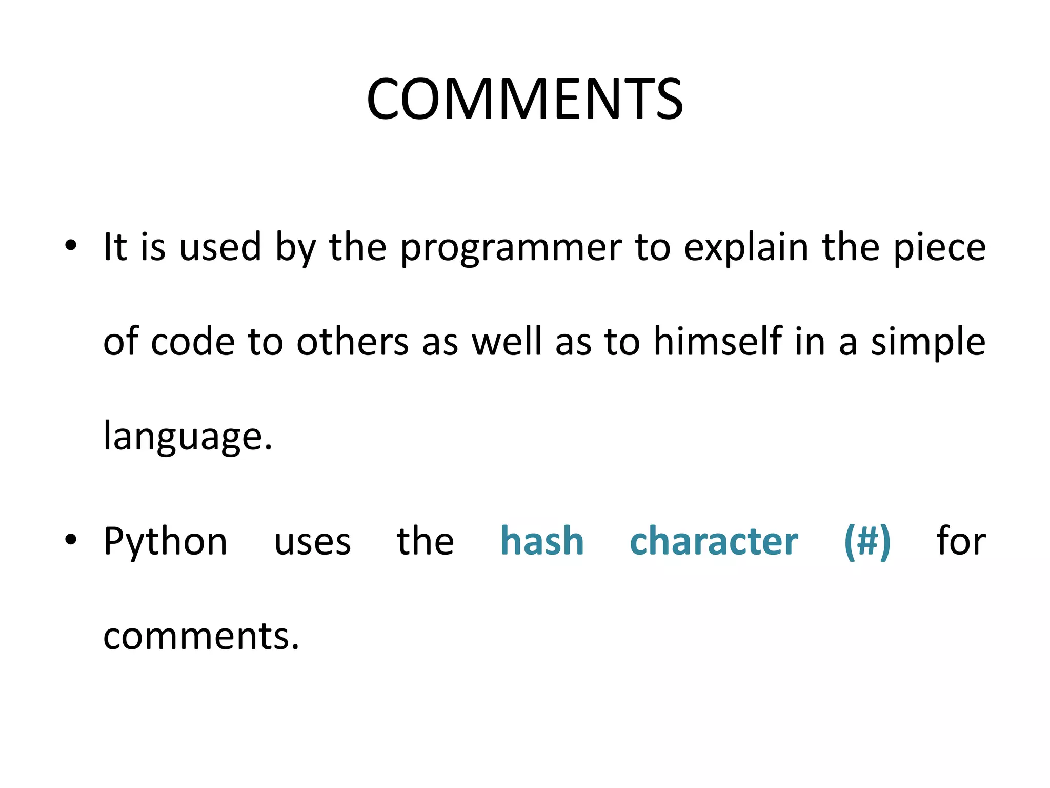 Python lab basics | PPT