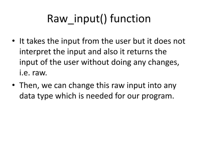 Python lab basics | PPT