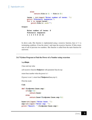 Python lambda functions with filter, map & reduce function | PDF